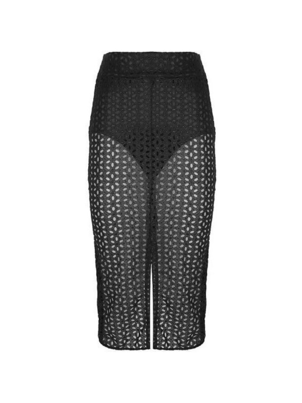 NWT Agent Provocateur Deborah Black eyelet lace Skirt size AP3 - Picture 2 of 14